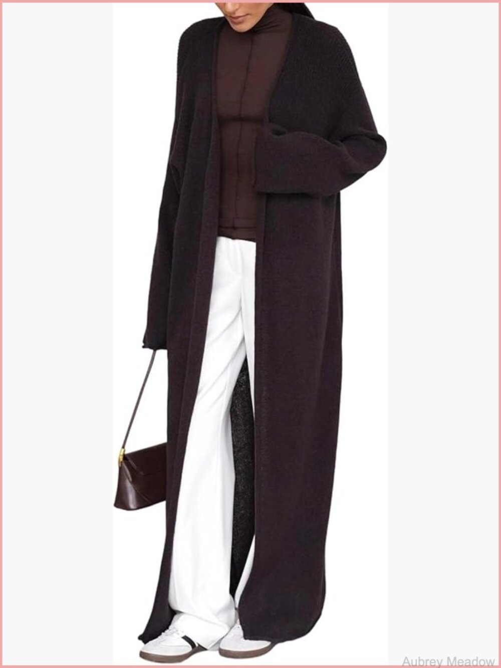 Lightweight Open Front Long Cardigan Sweater Maxi Duster Coat Knit